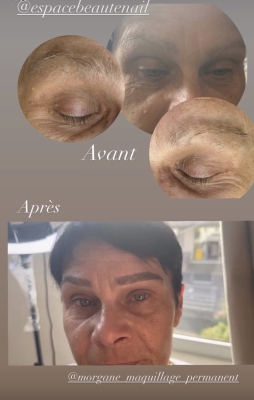 Avant/Après Sourcils poudrés 